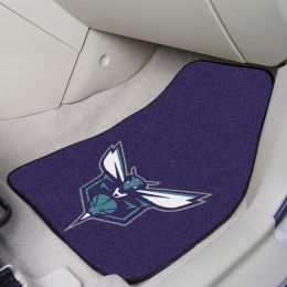 Charlotte Hornets 2pc Carpet Floor Mat Set - Logo