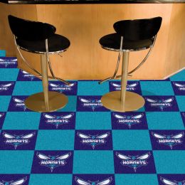 Hornets Team Carpet Tiles - 45 sq ft