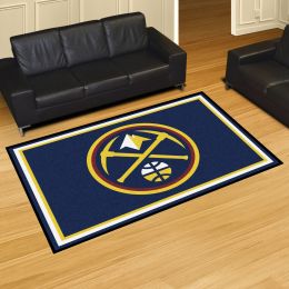 Denver Nuggets Area Rug â€“ Nylon 5â€™ x 8â€™