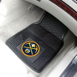 Denver Nuggets 2pc Vinyl Car Floor Mats - 18 x 27