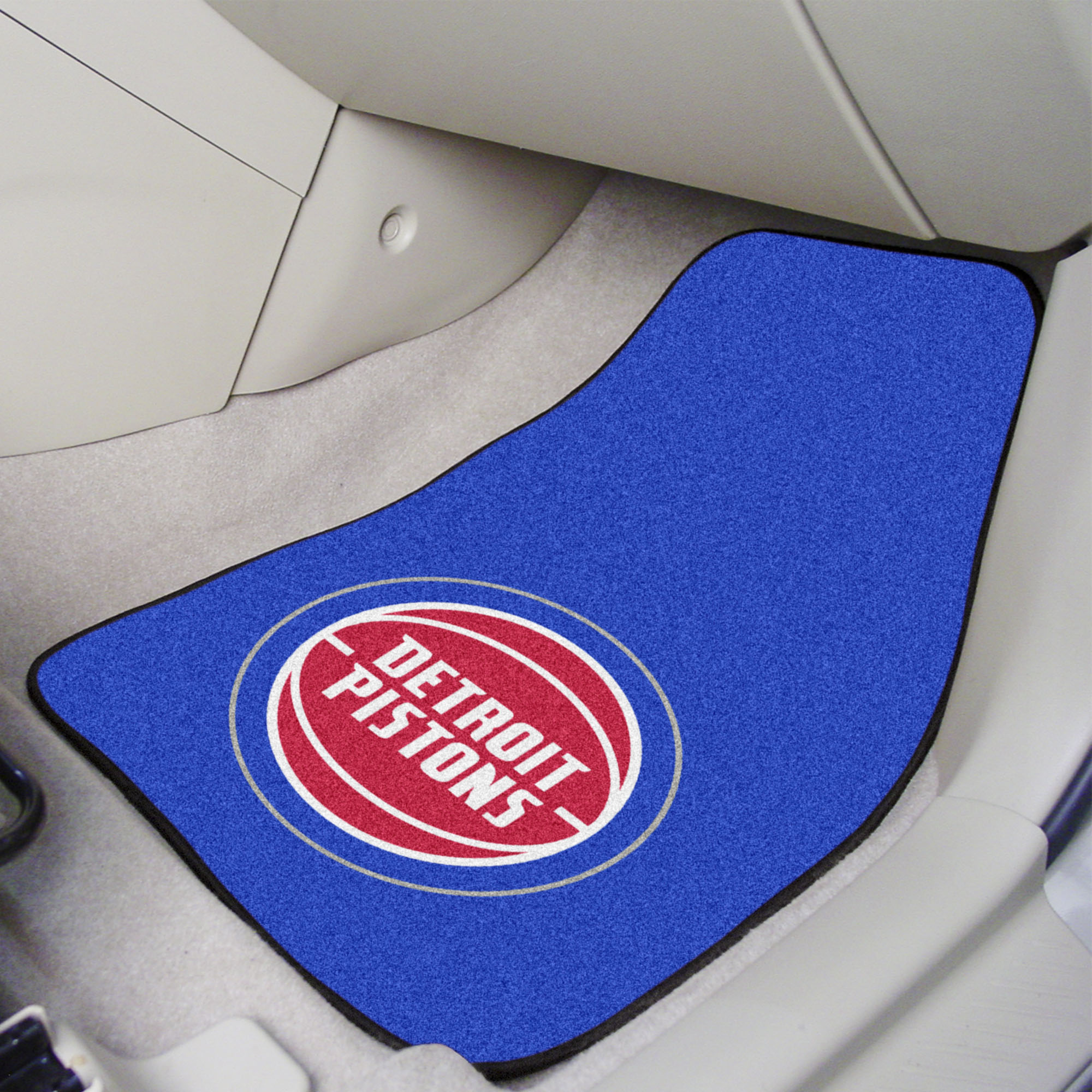 Detroit Pistons 2pc Carpet Floor Mat Set - Logo