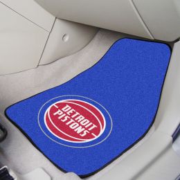 Detroit Pistons 2pc Carpet Floor Mat Set - Logo