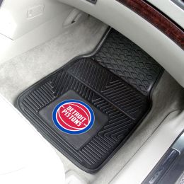 Detroit Pistons 2pc Vinyl Car Floor Mats - 18 x 27