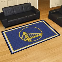 Golden State Warriors Area Rug â€“ Nylon 5â€™ x 8â€™