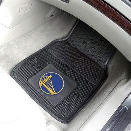 Golden State Warriors 2pc Vinyl Car Floor Mats - 18 x 27