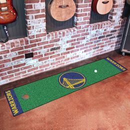 Warriors Putting Green Mat â€“ 18 x 72