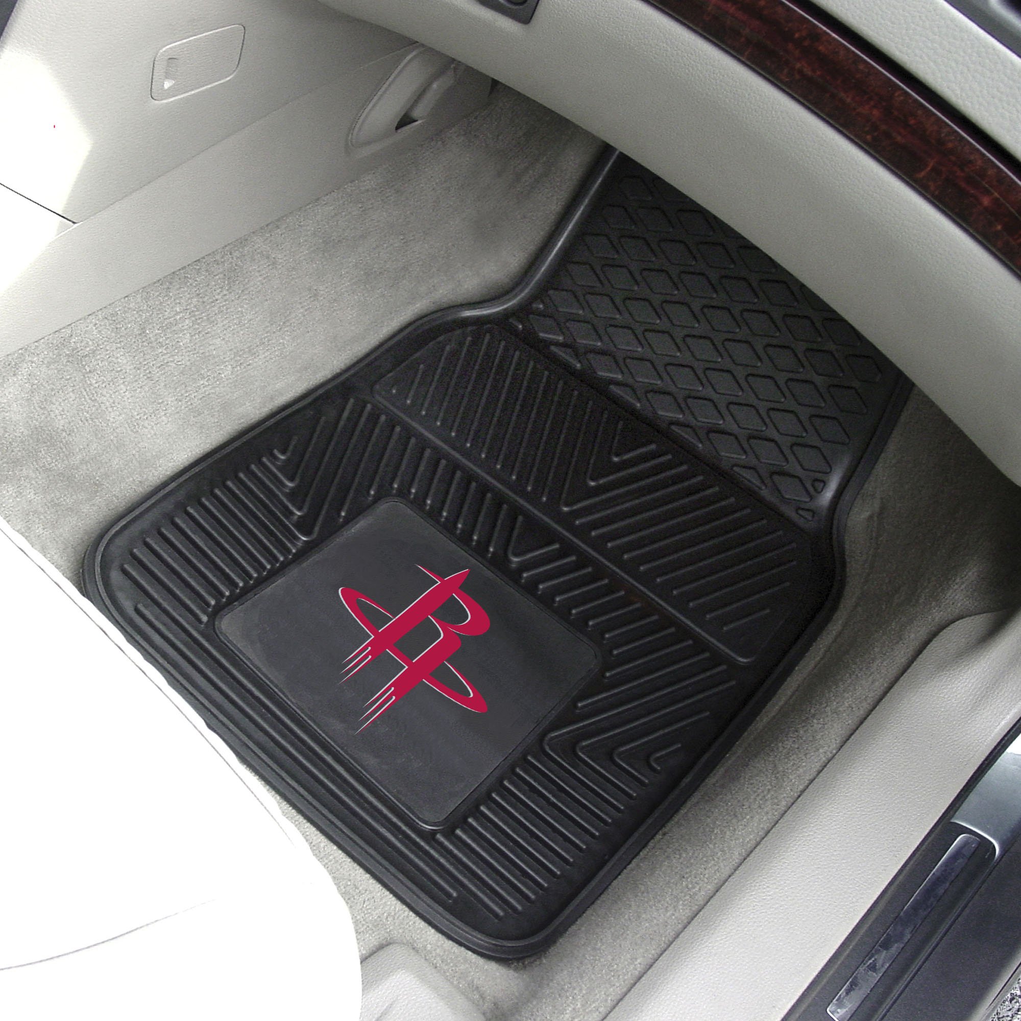 Houston Rockets 2pc Vinyl Car Floor Mats - 18 x 27