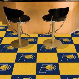 Pacers Team Carpet Tiles - 45 sq ft