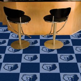 Grizzlies Team Carpet Tiles - 45 sq ft