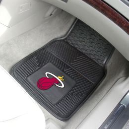 Miami Heat 2pc Vinyl Car Floor Mats - 18 x 27