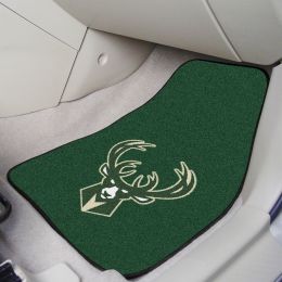 Milwaukee Bucks 2pc Carpet Floor Mat Set - Logo