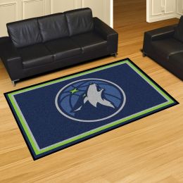 Minnesota Timberwolves Area Rug â€“ Nylon 5â€™ x 8â€™