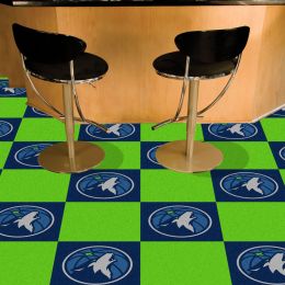 Timberwolves Team Carpet Tiles - 45 sq ft