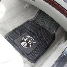 Brooklyn Nets 2pc Vinyl Car Floor Mats - 18 x 27