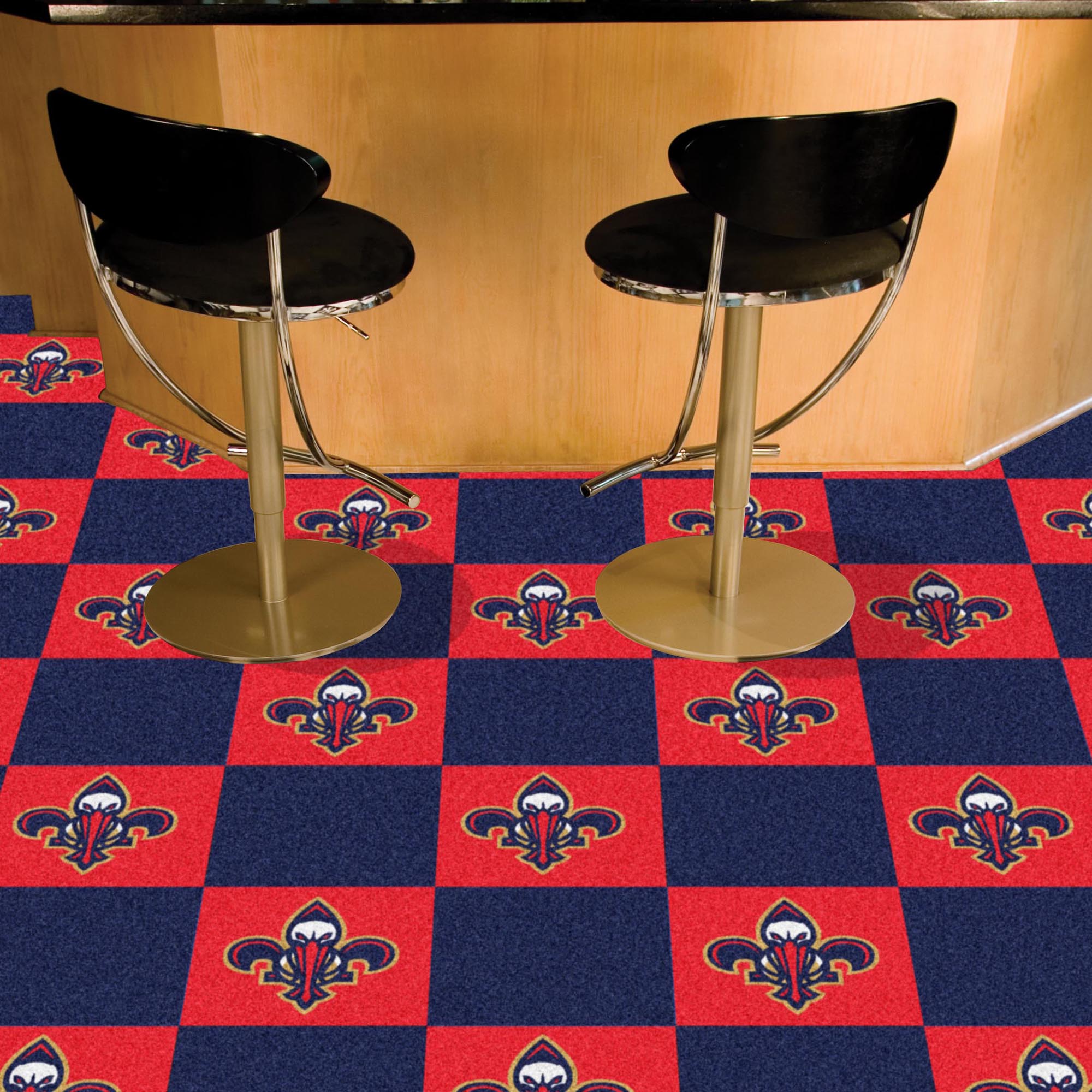 Pelicans Team Carpet Tiles - 45 sq ft