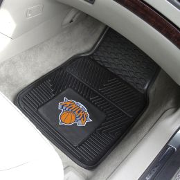 New York Knicks 2-pc Vinyl Car Mat Set - 18 x 27