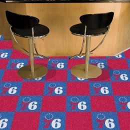 76ers Team Carpet Tiles - 45 sq ft
