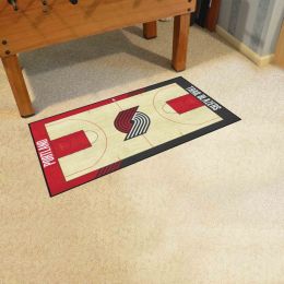 Portland Trail Blazers Basketball Large Court Runner Mat - 30 x 72