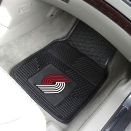 Portland Trail Blazers 2pc Vinyl Car Floor Mats - 18 x 27