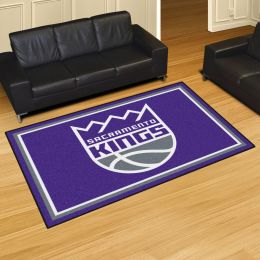 Sacramento Kings Area Rug â€“ Nylon 5â€™ x 8â€™