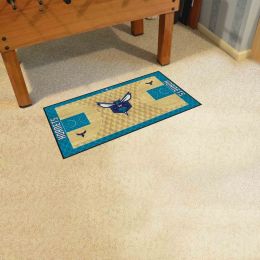 Charlotte Hornets Basketball Court Alt Logo Runner Mat - 24 x 44