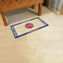 Detroit Pistons Basketball Court Runner Mat - 24 x 44