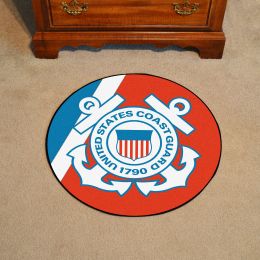 US Coast Guard Logo Roundel Mat â€“ 27â€ Nylon Carpet