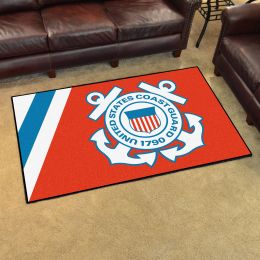 US Coast Guard Area Rug - 4â€™ x 6â€™ Nylon
