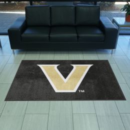 Vanderbilt Commodores Area Rug - 4' x 6' Landscape Nylon