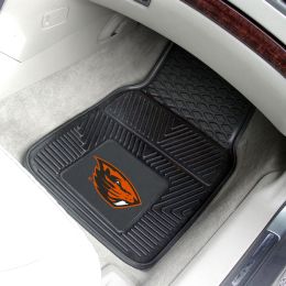 OSU Beavers 2pc Vinyl Car Floor Mats - 18 x 27