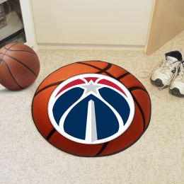 Washington Wizards Basketball Shaped Area Rug