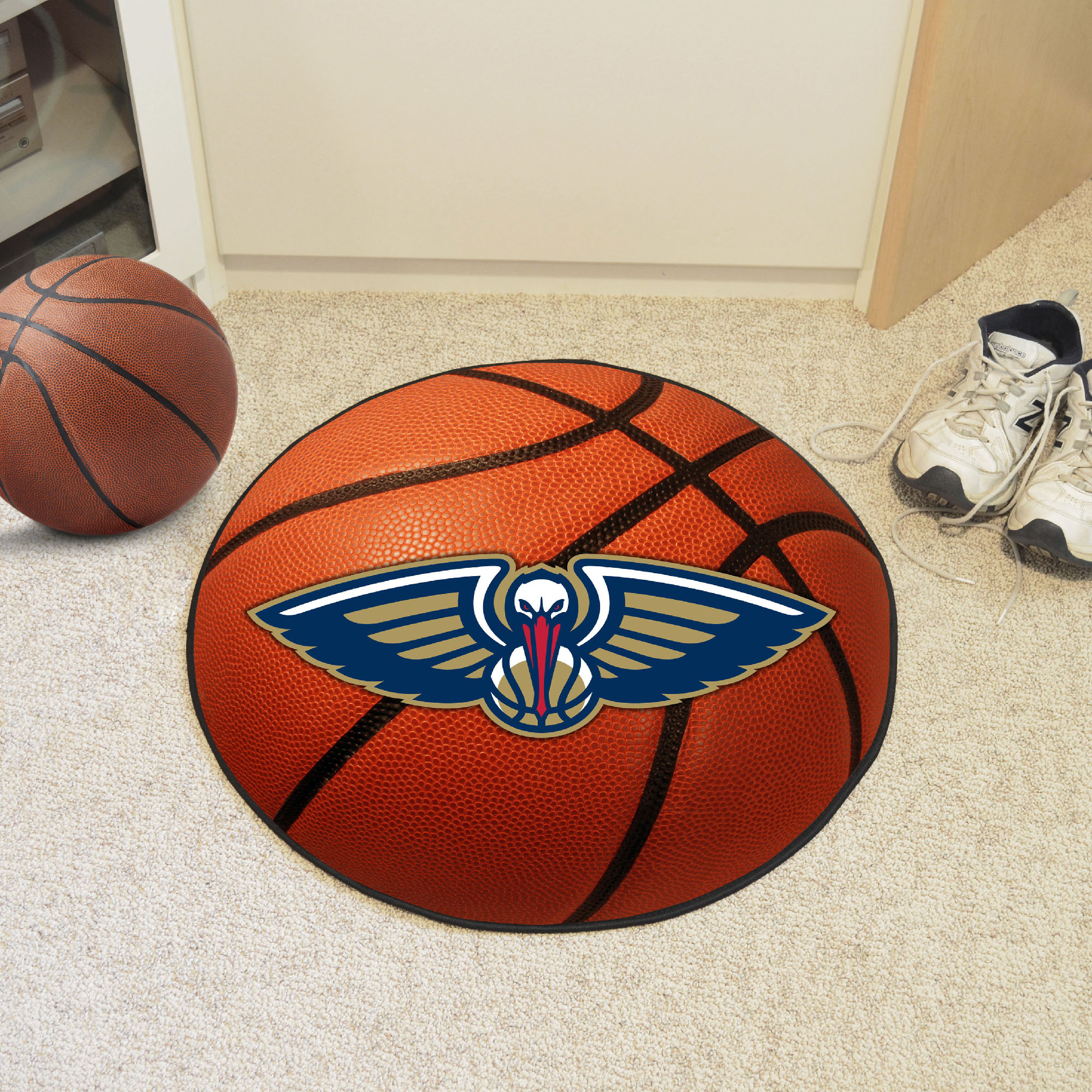 New Orleans Pelicans Ball Shaped Area Rug