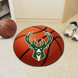 Milwaukee Bucks Ball Shaped Area Rug