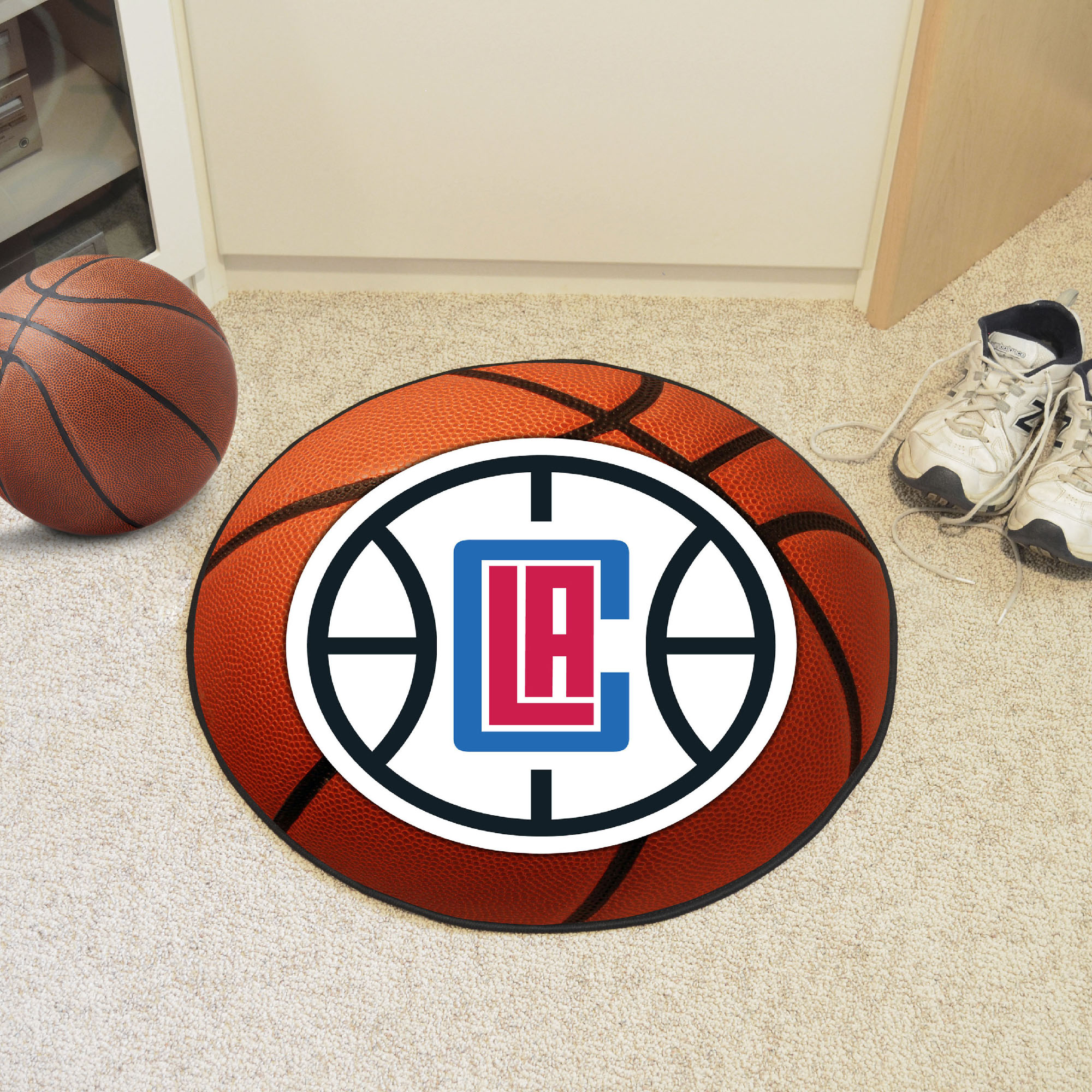 Los Angeles Clippers Ball Shaped Area Rug