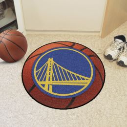Golden State Warriors Ball Shaped Area Rug