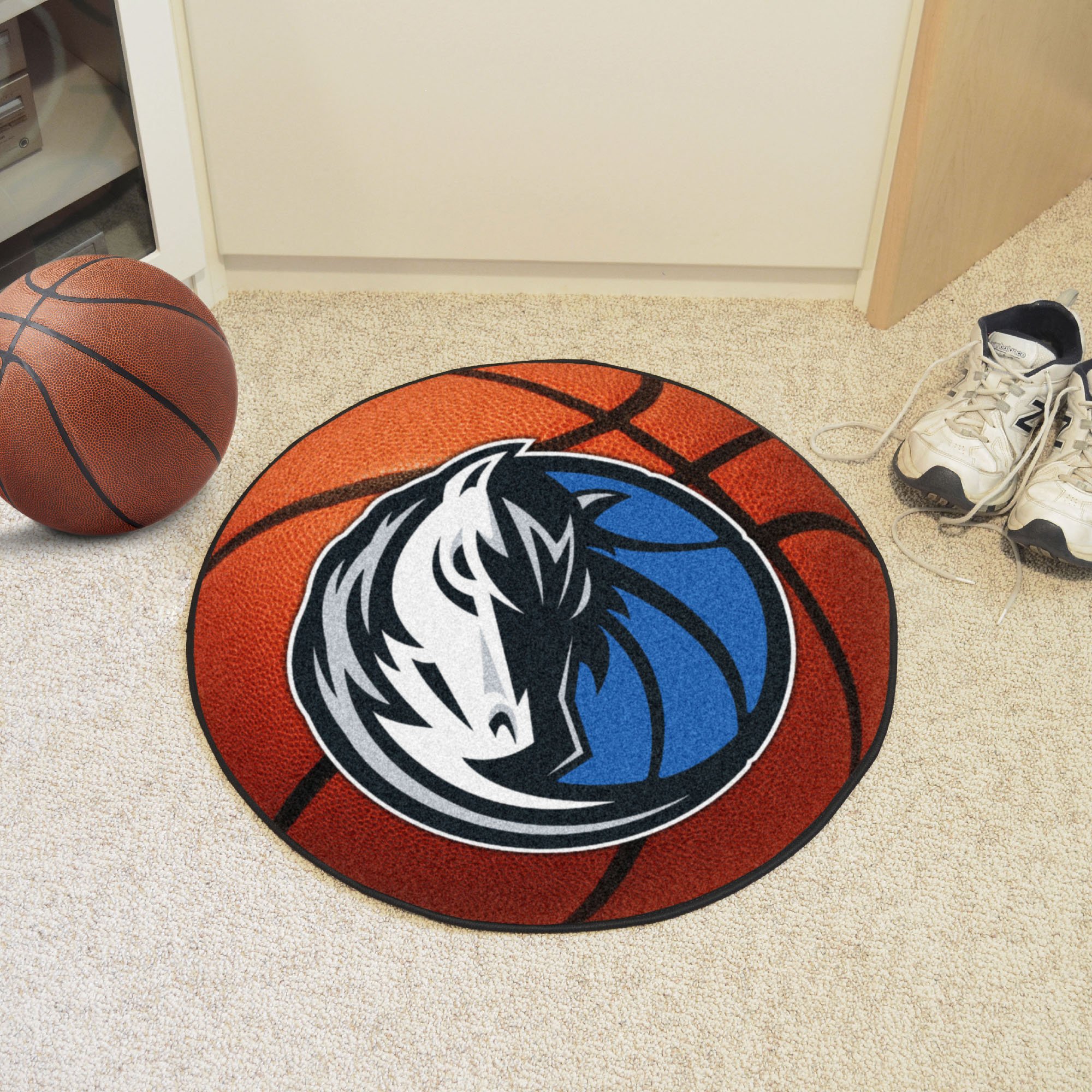 Dallas Mavericks Ball Shaped Area Rug