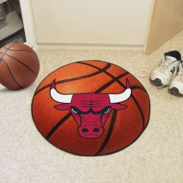 Chicago Bulls Ball Shaped Area Rug