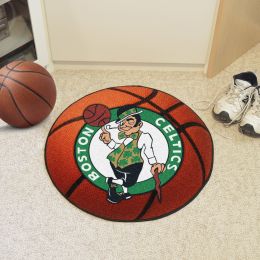 Boston Celtics Ball Shaped Area Rug