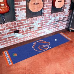 Boise State University Nylon Vinyl Backed  Putting Green Mat