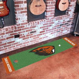 OSU Beavers Putting Green Mat â€“ 18 x 72