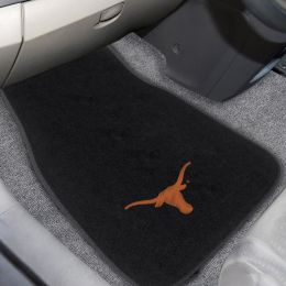 University of Texas Embroidered Car Mat Set - Nylon Carpet