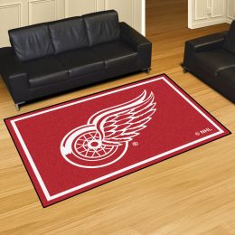 Detroit Red Wings Area Rug â€“ Nylon 5â€™ x 8â€™
