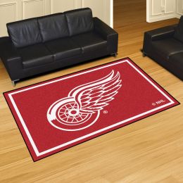 Detroit Red Wings Area Rug â€“ Nylon 5â€™ x 8â€™