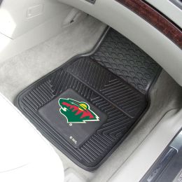 Minnesota Wild 2pc Vinyl Car Floor Mats - 18 x 27