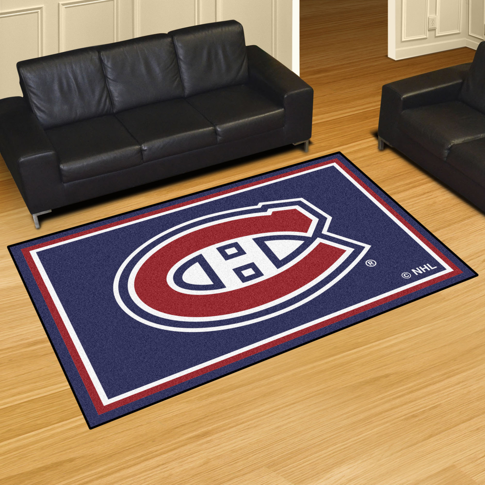 Montreal Canadiens Area Rug â€“ Nylon 5â€™ x 8â€™