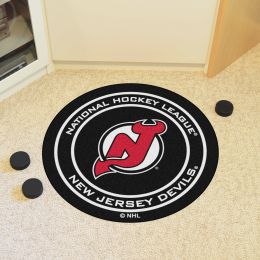 New Jersey Devils Hockey Puck Shaped Area Rug - 27"