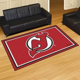 New Jersey Devils Area Rug â€“ Nylon 5â€™ x 8â€™