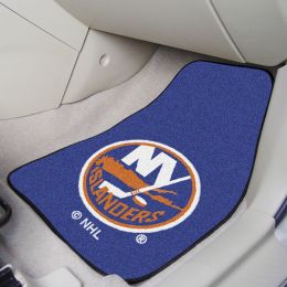 New York Islanders 2pc Carpet Car Mat Set - Nylon & Vinyl