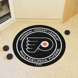 Philadelphia Flyers Hockey Puck Shaped Area Rug - 27"