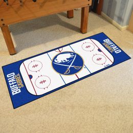 Buffalo Sabres Rink Runner Mat - Nylon 30 x 72